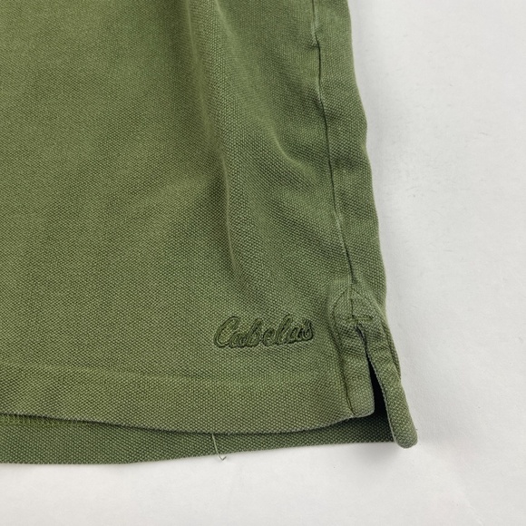 Cabelas Polo Men Medium Olive Green - Picture 5 of 9